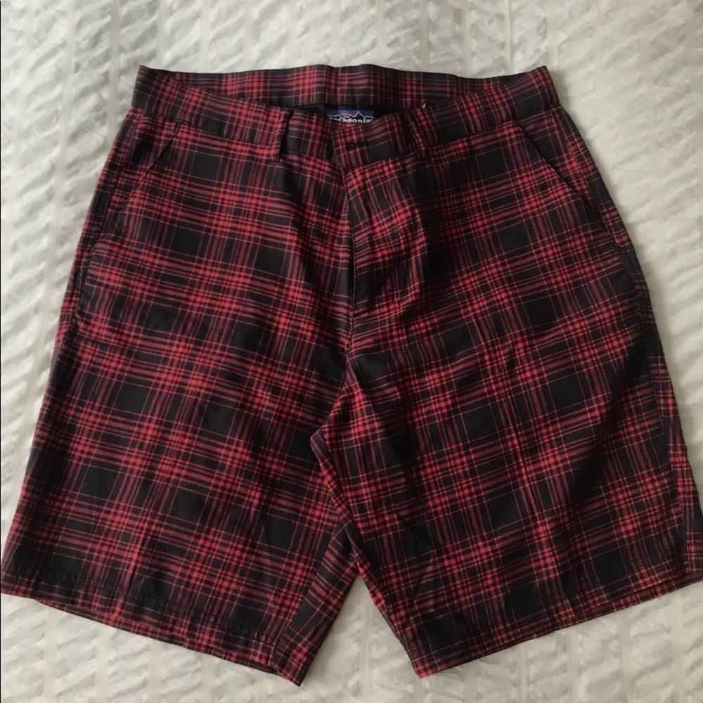 PATAGONIA plaid shorts